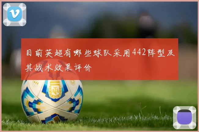 目前英超有哪些球队采用442阵型及其战术效果评价