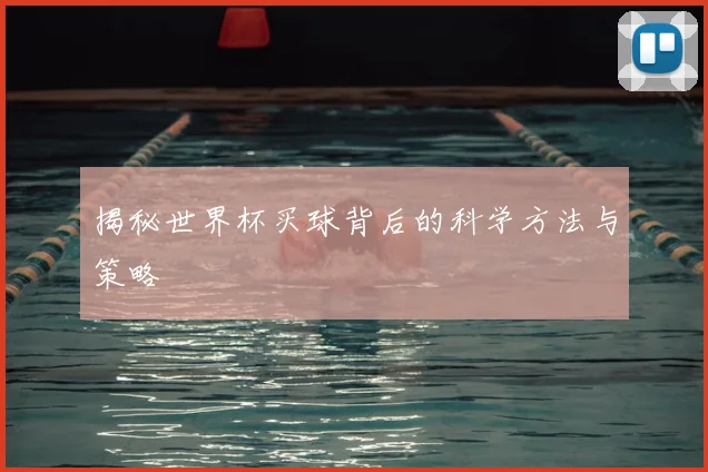 揭秘世界杯买球背后的科学方法与策略