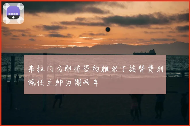 弗拉门戈即将签约雅尔丁接替费利佩任主帅为期两年